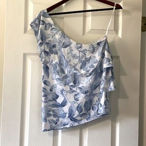 One shoulder summer top. White House Black Market